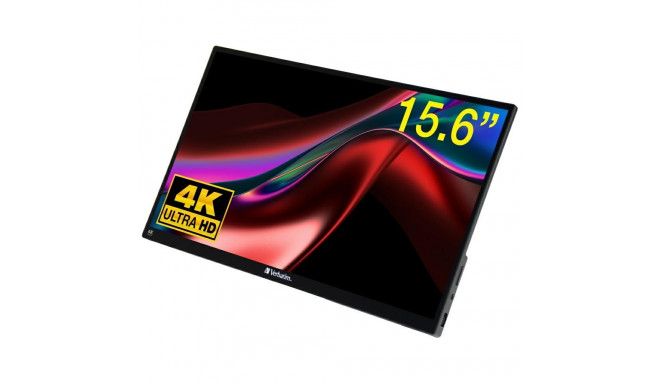 Verbatim kaasaskantav puuteekraanmonitor 15.6" ultra HD 4K must 32238