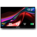 Verbatim kaasaskantav puuteekraanmonitor 15.6" ultra HD 4K must 32238