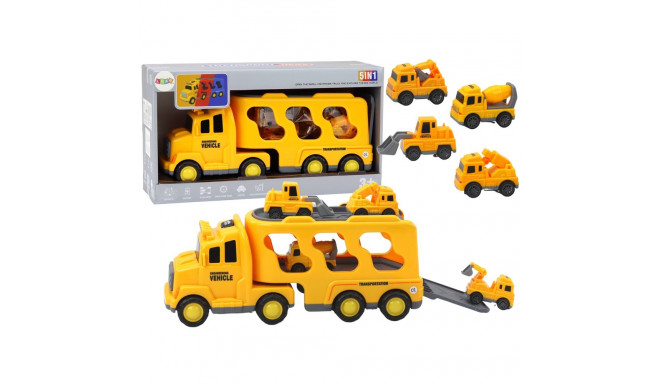 Auto Laweta Lora teetööde sõidukid kollane