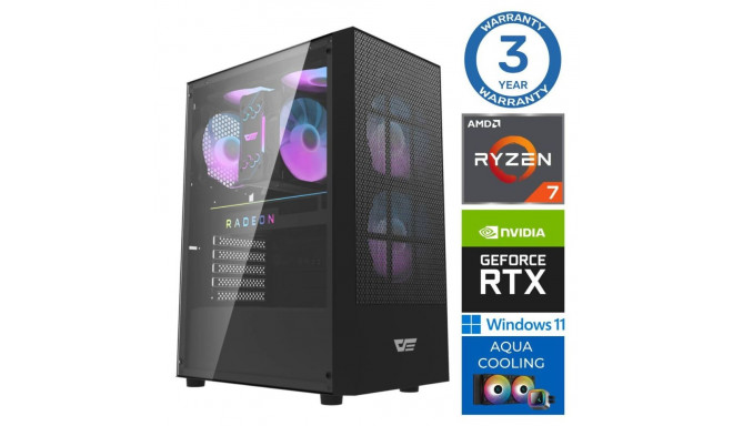 INTOP AQUA Ryzen 7 7700X 64GB DDR5 1TB SSD M.2 NVME+2TB RTX5060Ti 16GB WIN11