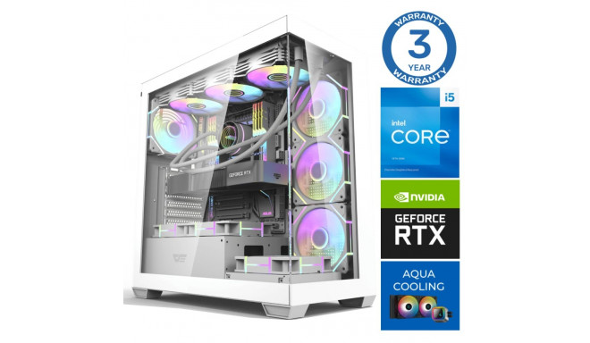 INTOP AQUA i5-14400F 64GB DDR5 1TB SSD M.2 NVME+2TB RTX5060Ti 16GB no-OS