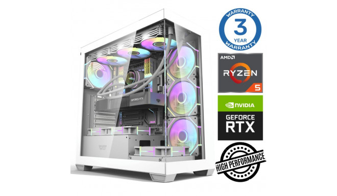 INTOP Ryzen 5 7500F 32GB DDR5 1TB SSD M.2 NVME+2TB RTX5060Ti 16GB no-OS