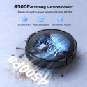 Lubluelu SL68 Robot Umbes 4500Pa 3-in-1 LiDAR Rakendus Kontrol Must
