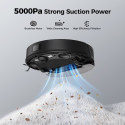 Lubluelu L15 Plus Robot Tolmuimeja 3-in-1 5000Pa LiDAR Isetühjenev Jaam Must