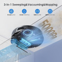 Lubluelu L15 Robot Vacuum  3-in-1 5000Pa LiDAR App Control Black