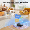 Lubluelu L15 Plus Робот-Пылесос 3-в-1 с LiDAR и Самоочисткой 5000Па ерный