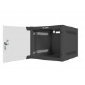 Wall-mounted Rack 10'' 4U 280x310mm black