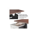 Adjustable Height Table Up Up Bjorn Gray, Table top M Black