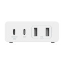 "Belkin 108W 4-Port GaN, 2x USB-C, 2x USB-A, 2m Netzkabel, weiß"