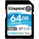 "CARD 64GB Kingston Canvas Go! Plus SDXC 170MB/s"