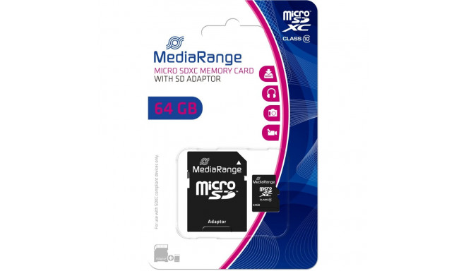 "CARD MEDIARANGE MR955 - 64 GB - Schwarz"