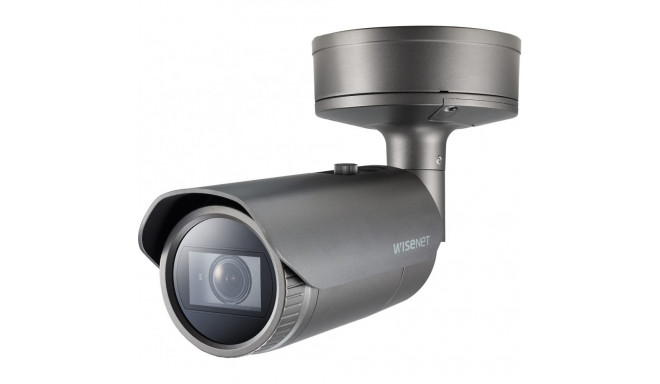 "Hanwha PNO-A6081R Bulletkamera out. 2MP PoE IR IP67 IK10+ retail"