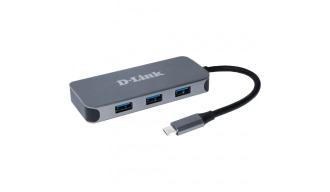 "D-Link DUB-2335 6-in-1 USB-C Hub mit HDMI/Gigabit Ethernet"