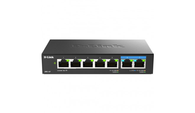 "D-Link DMS-107 7-Port Multi-Gigabit Unmanaged Switch"