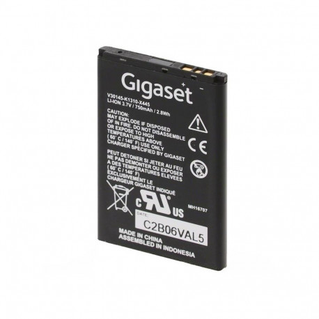 Gigaset Li-ion aku 3.7V 750mAh SL800H Premium 300HX 350H 400H 450H 450HX 78H 610H 750H ja UNIFY SL5H