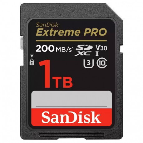 Sandisk Extreme PRO 1TB sdxc 200MB/s mälukaart