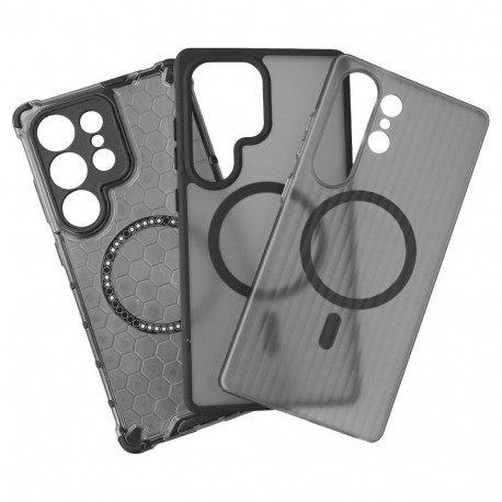 "4smarts Qi2 Upgrade 3er Cover Set fr Samsung Galaxy S25 Ultra"