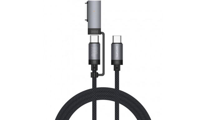 "4smarts MagSafe 3 Adapter und USB-C Kabel ComboCord 100W 2m"