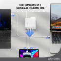 "4smarts Ladegert GaN Flex Pro 200W 4 USB-C. wei"