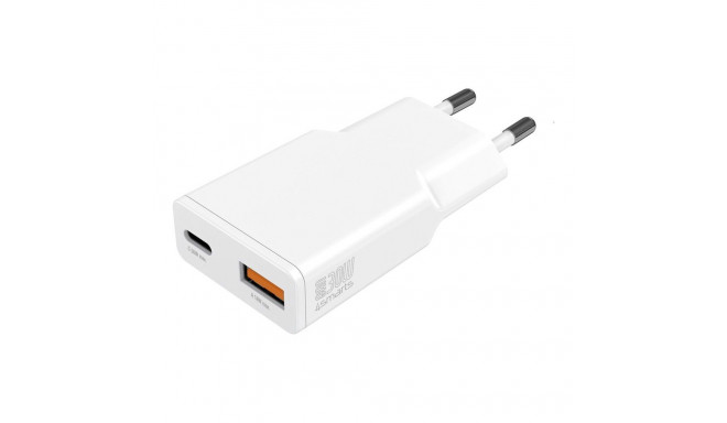 "4smarts Netzladegert PDPlug Slim Duos 30W GaN USB-C+USB-A"
