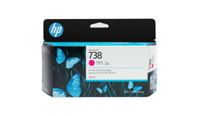 "HP 738 130-ml Magenta DesignJet Ink Cartridge"