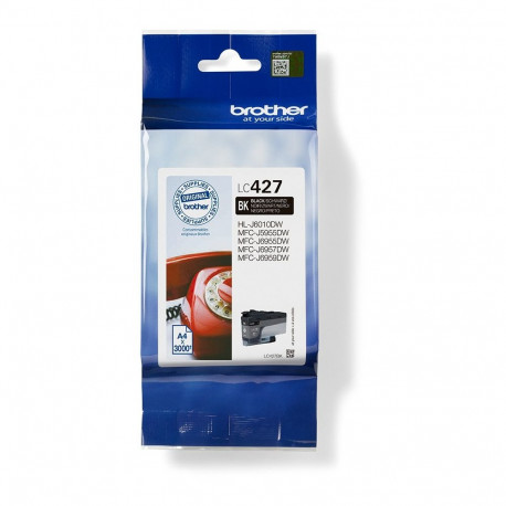 "Brother Tinte LC427BK Schwarz bis zu 3000 Seiten nach ISO/IEC 24711"