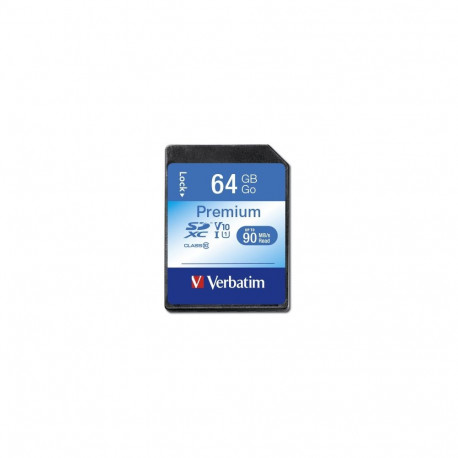 "CARD 64GB Verbatim SDXC Premium Class 10 retail"