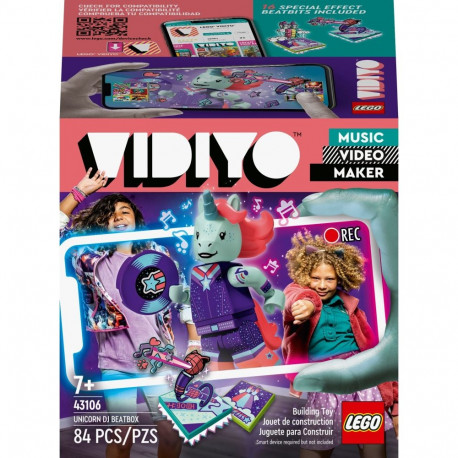"LEGO VIDIYO 43106 Unicorn DJ BeatBox"