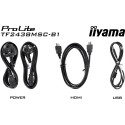 "IIYAMA 60.5cm (23.8"") TF2438MSC-B1 16:9 M-Touch HDMI+USB Spk retail"