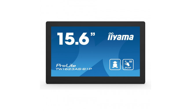 "IIYAMA 39.5cm (15.6"") TW1623AS-B1P 16:9 M-Touch miniHDMI"