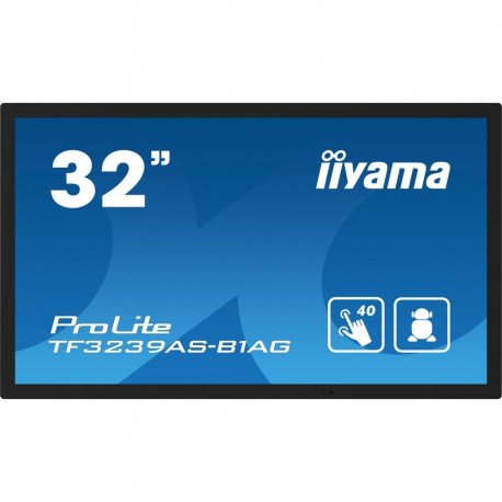"IIYAMA 80.0cm (31.5"") TF3239AS-B1AG 16:9 M-Touch 2xHDMI+DP"