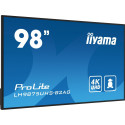 "IIYAMA 247.7cm(97.5"") LH9875UHS-B2AG 16:9 3xHDMI+DP+DVI 4K (Speditionsversand)"