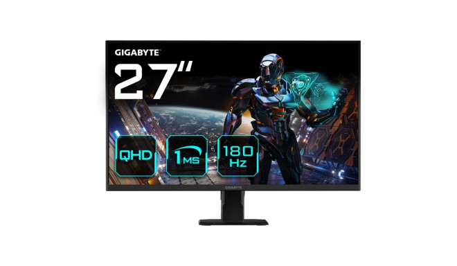 "68,6cm/27"" (2560x1440) Gigabyte GS27QA 16:9 QHD SS IPS 1ms 180Hz 2xHDMI DP Black"