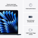 MacBook Air 15” Apple M4 10C CPU, 10C GPU/16GB/512GB SSD/Midnight/SWE