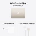 MacBook Air 13” Apple M4 10C CPU, 8C GPU/16GB/256GB SSD/Starlight/SWE