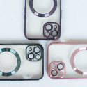 Color Chrome Mag case for iPhone 16e black