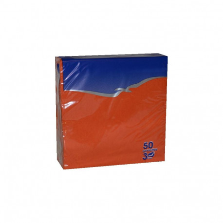 Salvrätikud 33x33cm 3-kihiline 50tk pakis Oranz