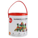 bo. wooden blocks ”Numbers and Animals”