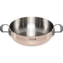 De Buyer Prima Matera Saucepot Copper/Steel 28cm curved induct. De Buyer Prima Matera Saucepot Copper/Steel 28cm curved induct.