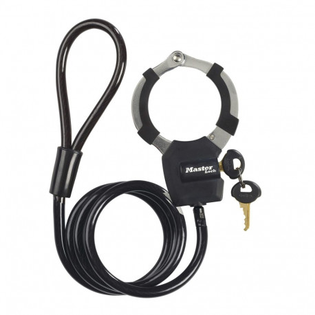Master Lock Keyed Cable Street Cuff Lock 8275EURDPROBLK