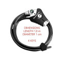 Master Lock Python adjustable Locking Cable 10mm 8428EURDPRO
