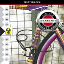 Master Lock Keyed Cable Street Cuff Lock   8275EURDPROBLK
