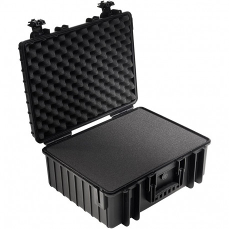B&W Outdoor Case Type 6000 must eelnevalt lõigatud vahuga sisuga