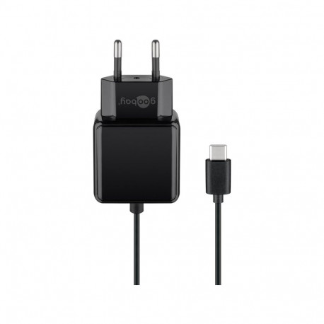 USB-C power supply 5V, 3A (15W) universal charger for devices with USB connection, 1.5m