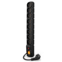 SURGE PROTECTOR ACAR S8 1.5M 8X FRENCH OUTLETS BLACK SURGE PROTECTOR ACAR S8 1.5M 8X FRENCH OUTLETS BLACK