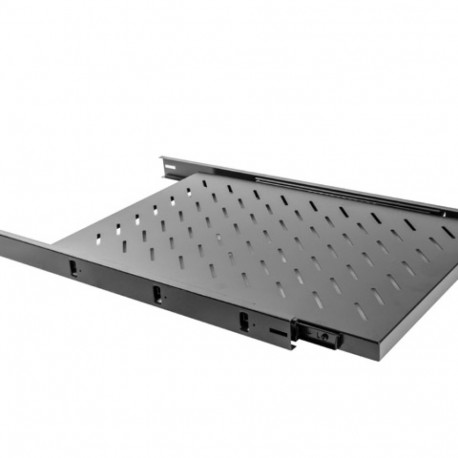 Lanberg väljatõmmatav riiul 19" rack-kappidele 1U/465X750MM kandevõime kuni 60KG, must