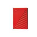 WD My Passport 6TB kaasaskantav kõvaketas USB3.0 USB2.0 ühilduv punane jaemüük