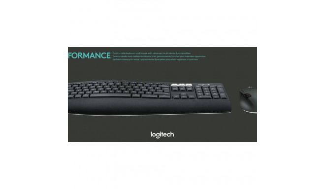 LOGITECH MK850 Performance Wireless Keyboard and Mouse Combo - 2.4GHZ/BT US INTNL