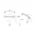 TV SET ACC DESK MOUNT BLACK/19-27" FPMA-D700D NEOMOUNTS