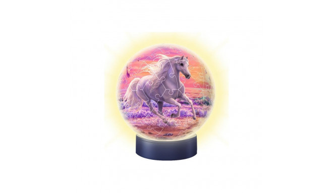 Ravensburger 3D puzzle night light horses a beach -  118434